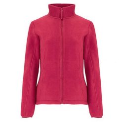 Damska Bluza Polarowa Artic Fleece Jacket. Czerwone bluzy sportowe damskie ROLY, s, bez wzorów, z polaru, bez kaptura, trekkingowe. Za 89.99 zł.