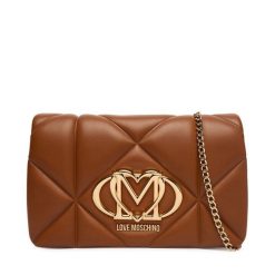 Torebka LOVE MOSCHINO. Brązowe torebki do ręki damskie Love Moschino, bez wzorów, wizytowe, bez dodatków. Za 789.99 zł.