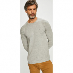 Joop! - Sweter. Szare swetry przez głowę męskie JOOP!, z bawełny, z okrągłym kołnierzem. Za 489.90 zł.