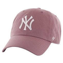 Damska czapka z daszkiem 47 Brand New York Yankees MLB Clean Up Cap. Czerwone czapki i kapelusze damskie 47 Brand, bez wzorów. Za 138.95 zł.