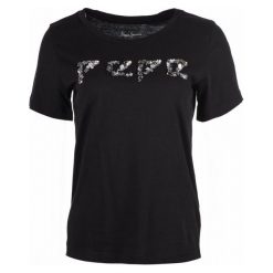 Pepe Jeans T-Shirt Damski Jotie M Czarny. Czarne t-shirty damskie Pepe Jeans, z jeansu. Za 175.00 zł.