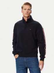 Tommy Hilfiger Bluza UM0UM03942 Granatowy Regular Fit. Niebieskie bluzy męskie Tommy Hilfiger, l, bez wzorów, z bawełny, bez kaptura. Za 409.99 zł.