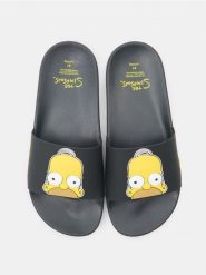 Klapki The Simpsons - czarny. Czarne klapki męskie Sinsay. Za 39.99 zł.