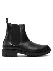 Calvin Klein Sztyblety Chelsea HM0HM01562 Czarny. Czarne botki męskie Calvin Klein, bez wzorów, ze skóry, bez zapięcia. Za 843.66 zł.
