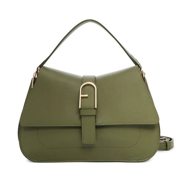 Torebka Furla. Zielone torebki do ręki damskie Furla, bez wzorów, klasyczne, bez dodatków. Za 1,135.99 zł.
