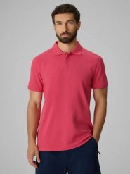 Koszulka polo regular męska 4F 4FRSS26TPTSM0899. Niebieskie koszulki polo męskie 4f, m, bez wzorów, z bawełny, biznesowe, bez ramiączek. Za 129.99 zł.