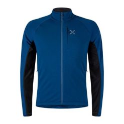 Bluza męska Montura Merano Maglia. Niebieskie bluzy męskie MONTURA, na zimę, m, bez wzorów, bez kaptura. Za 549.99 zł.