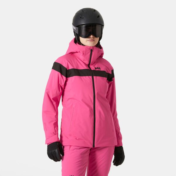 Damska kurtka narciarska Helly Hansen Motionista Lifaloft. Czerwone kurtki damskie Helly Hansen, bez wzorów, bez kaptura, narciarskie. Za 1,421.50 zł.