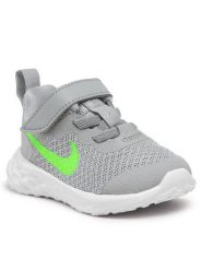 Nike Sneakersy Revolution 6 Nn (Tdv) DD1094 009 Szary. Szare buty sportowe dziewczęce Nike, bez wzorów, z materiału, bez zapięcia. Za 139.99 zł.