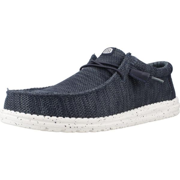 Buty HEY DUDE WALLY STRETCH SOX Niebieski. Niebieskie trekkingi męskie PRO BRANDS, trekkingowe. Za 242.99 zł.