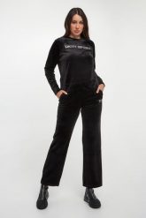 Spodnie damskie welurowe DKNY. Legginsy damskie DKNY, l, bez wzorów, z weluru. Za 329.00 zł.