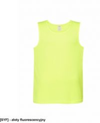 JHK - T-shirt sportowy złoty fluorescencyjny M. Żółte koszulki sportowe męskie JHK, m, bez wzorów, bez kołnierzyka, bez ramiączek. Za 14.78 zł.