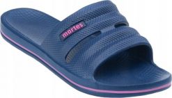 Martes Damskie klapki Martes essentials VEDI WO'S navy peony/festival fuchsia rozmiar 37. Niebieskie klapki damskie MARTES, bez wzorów, sportowe, bez obcasa. Za 27.72 zł.