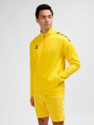 Bluza dresowa zapinana na zamek błyskawiczny Hummel Core XK. Brązowe bluzy damskie Hummel, s, bez wzorów, z dresówki, bez kaptura. Za 178.05 zł.