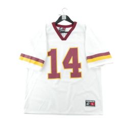 Second life - Koszulka męska NFL Washington Redskins Y2K - Jak nowy. Białe koszulki sportowe męskie NFL, l, bez wzorów, z materiału, bez kołnierzyka, bez ramiączek, do piłki nożnej. Za 207.36 zł.