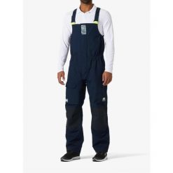 Spodnie żeglarskie męskie Helly Hansen Pier 4.0 Bib. Niebieskie spodnie sportowe męskie Helly Hansen, m, bez wzorów, trekkingowe. Za 786.99 zł.
