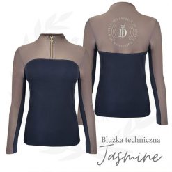Bluzka techniczna do jazdy konnej JD ATTACK Jasmine. Niebieskie bluzki damskie JD ATTACK, l, bez wzorów, bez kołnierzyka, bez ramiączek. Za 269.00 zł.