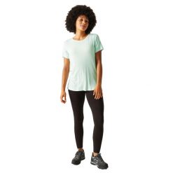 Damska Koszulka Ballyton. Niebieskie t-shirty damskie Regatta, m, bez wzorów, z elastanu, klasyczne, bez kołnierzyka. Za 160.99 zł.