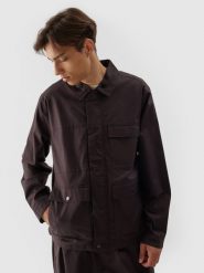 4F Bluza casual zapinana bez kaptura męska - brązowa XXL. Brązowe bluzy męskie 4f, m, bez wzorów, z bawełny, bez kaptura. W wyprzedaży za 59.99 zł.