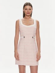 Guess Sukienka codzienna W4RK16 WFWV2 Różowy Bodycon Fit. Czerwone sukienki damskie Guess, na co dzień, xl, z aplikacjami, z syntetyku, bez kołnierzyka, bez ramiączek, bodycon. Za 389.99 zł.