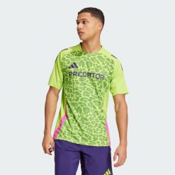 Koszulka Generation Predator Training. Zielone koszulki sportowe męskie Adidas, s, bez wzorów, z materiału, bez kołnierzyka, bez ramiączek, do piłki nożnej. W wyprzedaży za 159.65 zł.