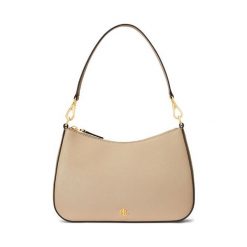 Torebka LAUREN RALPH LAUREN. Brązowe torebki do ręki damskie Lauren Ralph Lauren, bez wzorów, klasyczne, bez dodatków. Za 834.99 zł.