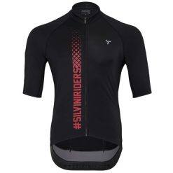 Koszulka Silvini Mazzano. Czarne koszulki sportowe męskie Silvini, l, bez wzorów, bez kołnierzyka, bez ramiączek, rowerowe. Za 369.99 zł.