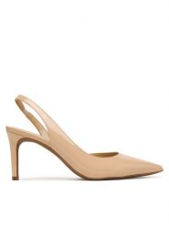 MICHAEL Michael Kors Szpilki 40R4HNMP1A Beżowy. Brązowe szpilki damskie MICHAEL Michael Kors, bez wzorów, bez obcasa, bez zapięcia. Za 629.99 zł.