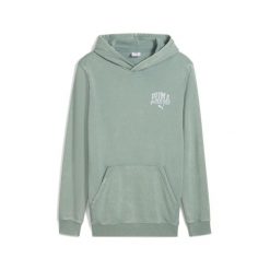 Męska bluza z kapturem z efektem sprania PUMA Class PUMA Green Moon. Zielone bluzy męskie Puma, l, bez wzorów, z gumy, z kapturem. Za 182.99 zł.