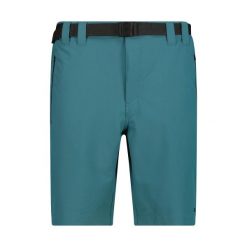 Spodenki męskie turystyczne CMP 3T51847. Zielone krótkie spodenki sportowe męskie CMP, m, bez wzorów, trekkingowe. Za 212.70 zł.