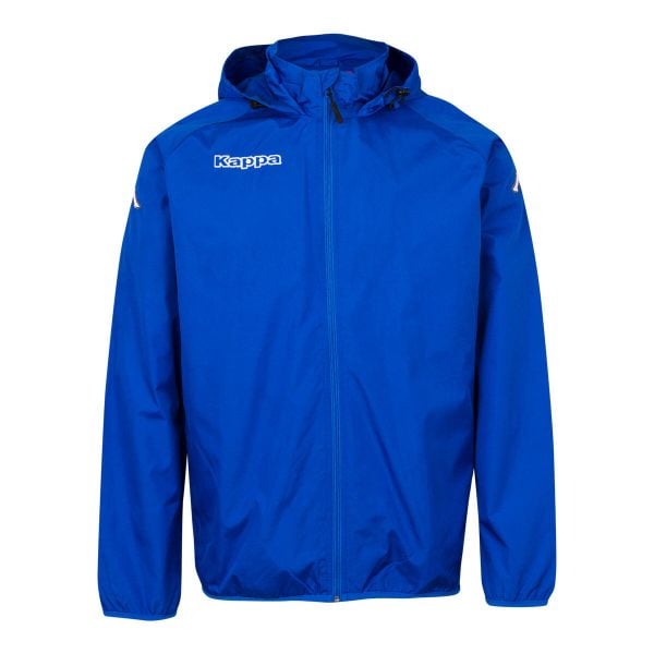 Kurtka Kappa Martio. Niebieskie kurtki męskie Kappa, xl, bez wzorów, z materiału, klasyczne, z kapturem. Za 263.00 zł.