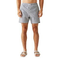 Męskie Spodenki Kąpielowe Loras Stripe Seersucker. Niebieskie kąpielówki męskie Regatta, m, bez wzorów, z materiału. Za 112.99 zł.