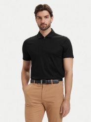 BOSS Polo H-Paras 50537954 Czarny Regular Fit. Czarne koszulki polo męskie Boss, l, bez wzorów, z bawełny, bez ramiączek. Za 599.99 zł.