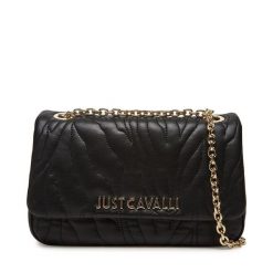 Torebka Just Cavalli. Czarne torebki do ręki damskie Just Cavalli, bez wzorów, wizytowe, bez dodatków. Za 439.99 zł.