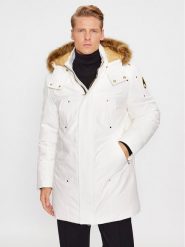 Moose Knuckles Kurtka puchowa Stag Lake Parka Écru Regular Fit. Kurtki męskie Moose Knuckles, m, bez wzorów, z bawełny, bez kaptura. Za 6,549.00 zł.