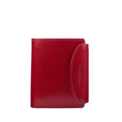 Portfel damski skórzany czerwony premium Canaletto 1207s8 RFIDGR. Czerwone portfele damskie bez wzorów, ze skóry. Za 189.00 zł.