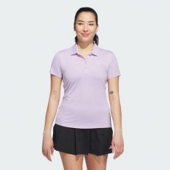 Koszulka polo z krótkim rękawem Women's Ottoman. Czerwone koszulki sportowe damskie Adidas, bez wzorów, z materiału, na golfa. W wyprzedaży za 150.22 zł.