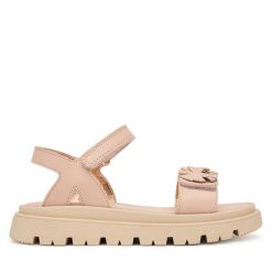 Sandały Primigi. Czerwone sandały dziewczęce Primigi, bez zapięcia. Za 299.99 zł.