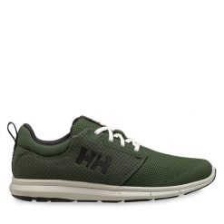 Buty do sportów wodnych Helly Hansen. Zielone obuwie sportowe damskie Helly Hansen, bez wzorów, żeglarskie. Za 329.99 zł.