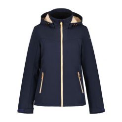 Kurtka turystyczna softshell polarowa damska Icepeak Brenham. Niebieskie kurtki damskie Icepeak, m, bez wzorów, z materiału, bez kaptura. Za 299.50 zł.