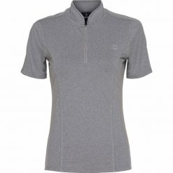 Damska koszulka do jazdy konnej Equipage Awesome. Szare koszulki sportowe damskie EQUIPAGE, xl, bez wzorów, z dżerseju, eleganckie, bez kołnierzyka. Za 184.00 zł.