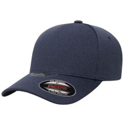 Melanżowa Czapka Z Daszkiem Unipanel. Niebieskie czapki i kapelusze damskie FLEXFIT, bez wzorów. Za 104.99 zł.