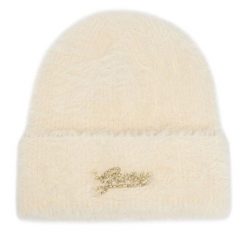 Czapka Guess. Białe czapki i kapelusze damskie Guess, na zimę, z aplikacjami. Za 154.99 zł.