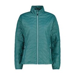 Kurtka puchowa z kapturem dla kobiet CMP. Zielone kurtki sportowe damskie CMP, na zimę, bez wzorów, z puchu, z kapturem, narciarskie. Za 340.00 zł.