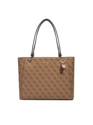 Guess Torebka Noelle II HWBG96 72250 Brązowy. Brązowe torebki do ręki damskie Guess, z aplikacjami, ze skóry, bez dodatków. Za 609.99 zł.