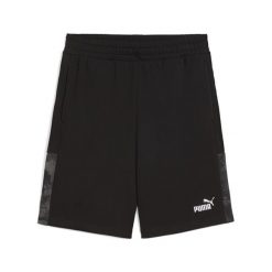 Męskie szorty Essentials Camo 10'' PUMA Black. Czarne krótkie spodenki sportowe męskie Puma, m, bez wzorów, na fitness i siłownię. Za 129.00 zł.
