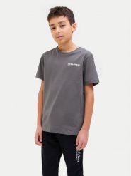 Jack & Jones Junior T-Shirt Hawaii 12269831 Szary Regular Fit. Szare t-shirty dla chłopców Jack & Jones Junior, bez wzorów, z bawełny, bez ramiączek. Za 59.99 zł.
