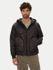 C.P. Company Kurtka przejściowa 19CMOW047A 110158A Czarny Regular Fit. Czarne kurtki męskie C.P. Company, m, bez wzorów, z syntetyku, bez kaptura. Za 2,409.00 zł.