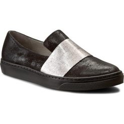 Półbuty SERGIO BARDI - Greta FW1269517AF 201. Czarne półbuty damskie Sergio Bardi, bez wzorów, z materiału, bez obcasa, na płaskiej podeszwie, bez zapięcia. W wyprzedaży za 159.00 zł.