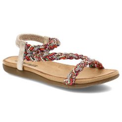 Sandały damskie Artiker, wygodne lekkie materiałowe z profilowanymi wkładkami wsuwane, złote, 56C1272. Żółte sandały damskie Artiker, bez wzorów, z materiału, bez obcasa, bez zapięcia. Za 109.00 zł.